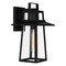 Quoizel Devonport 1-Light Matte Black Outdoor Wall Lantern DEV8408MBK - alternate 1